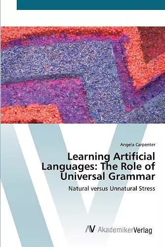 Learning Artificial Languages cover