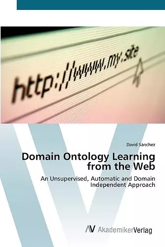 Domain Ontology Learning from the Web cover