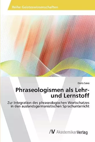 Phraseologismen als Lehr- und Lernstoff cover