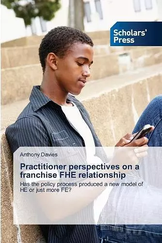 Practitioner perspectives on a franchise FHE relationship cover