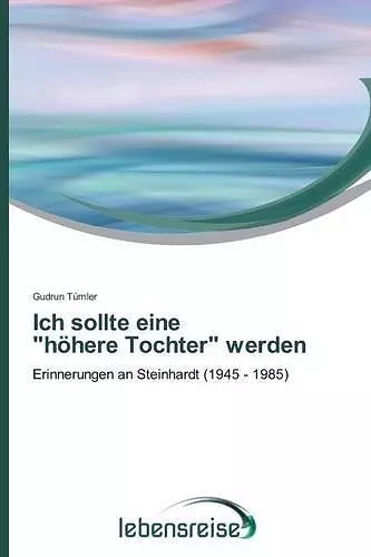 Ich sollte eine höhere Tochter werden cover