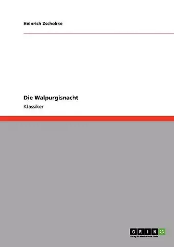 Die Walpurgisnacht cover