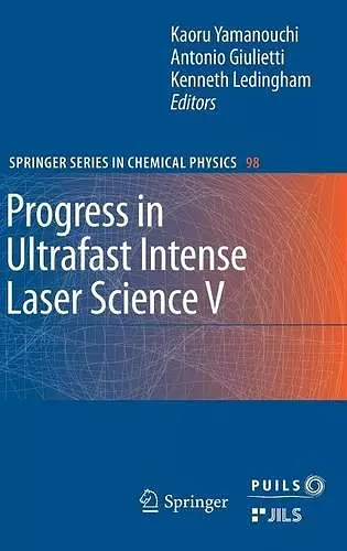 Progress in Ultrafast Intense Laser Science cover