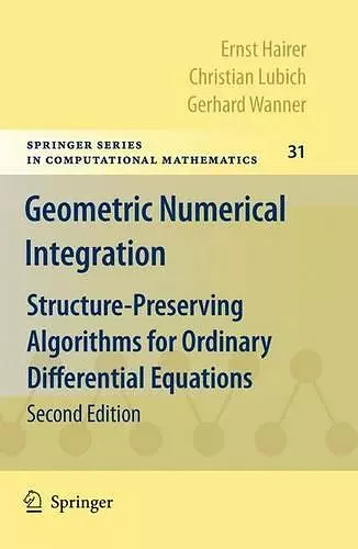 Geometric Numerical Integration cover