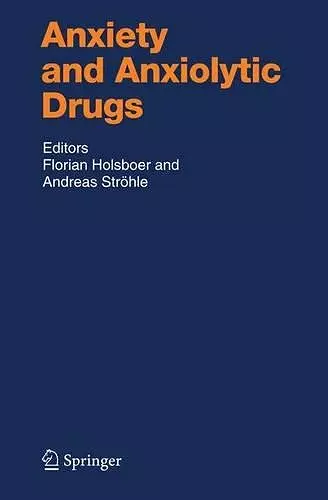 Anxiety and Anxiolytic Drugs cover
