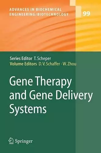 Gene Therapy and Gene Delivery Systems cover