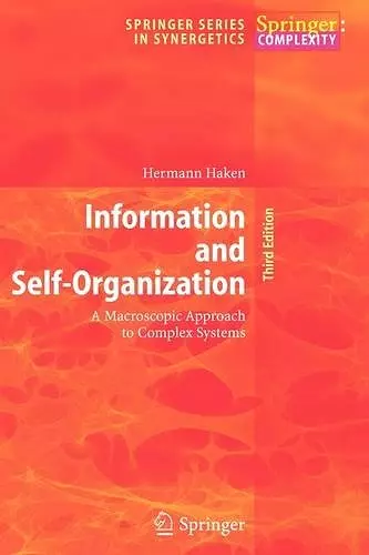 Information and Self-Organization cover