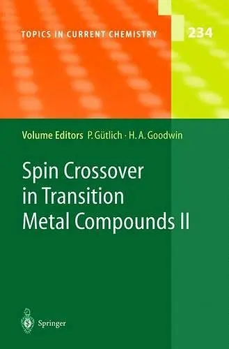 Spin Crossover in Transition Metal Compounds II cover
