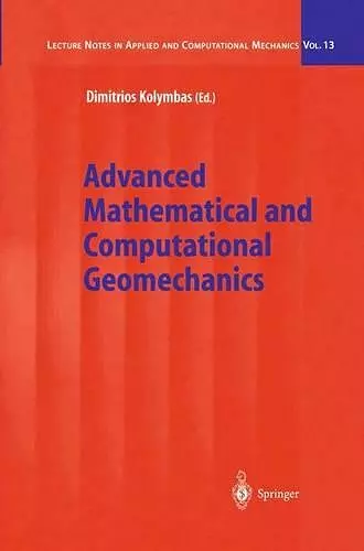 Advanced Mathematical and Computational Geomechanics cover