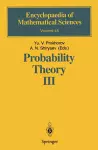 Probability Theory III cover