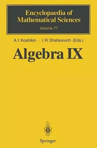 Algebra IX cover