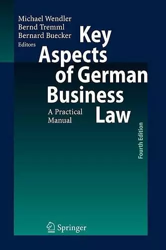 Key Aspects of German Business Law cover