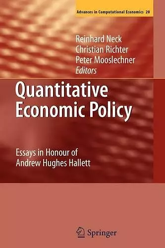 Quantitative Economic Policy cover