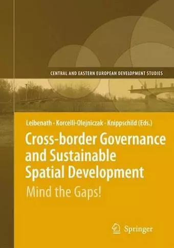 Cross-border Governance and Sustainable Spatial Development cover
