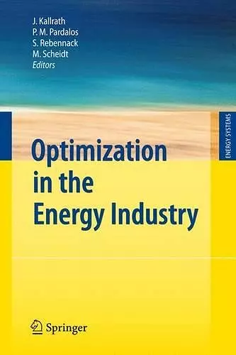 Optimization in the Energy Industry cover