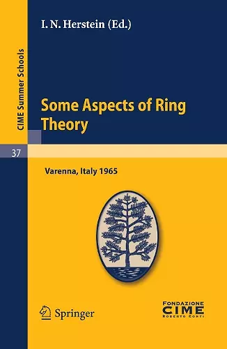 Some Aspects of Ring Theory cover