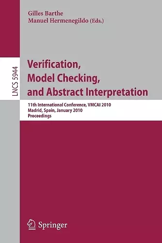 Verification, Model Checking, and Abstract Interpretation cover