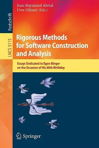 Rigorous Methods for Software Construction and Analysis cover