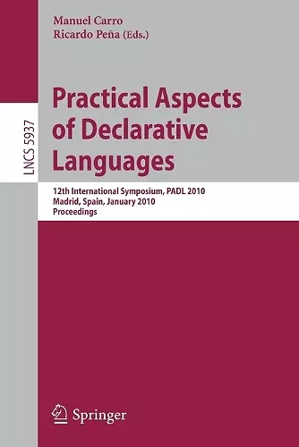 Practical Aspects of Declarative Languages cover