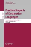 Practical Aspects of Declarative Languages cover