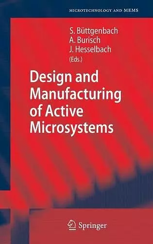 Design and Manufacturing of Active Microsystems cover