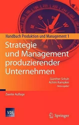 Strategie und Management produzierender Unternehmen cover