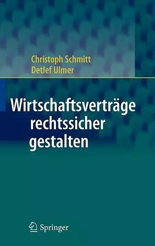 Wirtschaftsverträge rechtssicher gestalten cover