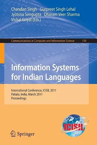 Information Systems for Indian Languages cover