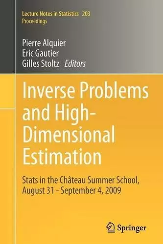 Inverse Problems and High-Dimensional Estimation cover