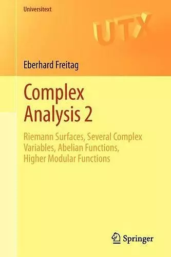 Complex Analysis 2 cover