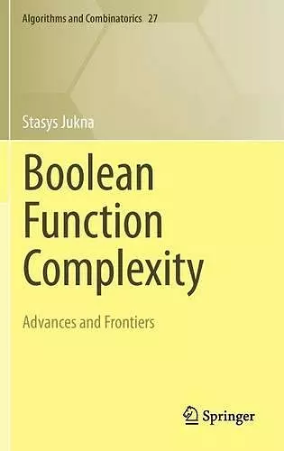 Boolean Function Complexity cover
