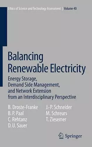 Balancing Renewable Electricity cover