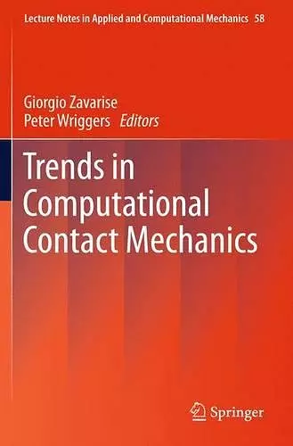 Trends in Computational Contact Mechanics cover