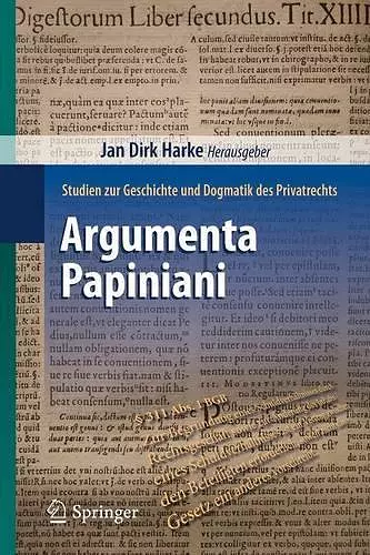 Argumenta Papiniani cover