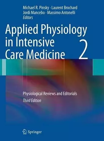 Applied Physiology in Intensive Care Medicine 2 cover