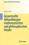 Gesammelte Abhandlungen mathematischen und philosophischen Inhalts cover