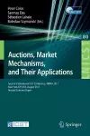 Auctions, Market Mechanisms and Their Applications cover