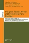 Enterprise, Business-Process and Information Systems Modeling cover