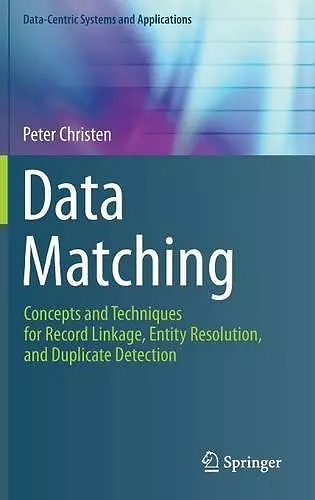 Data Matching cover