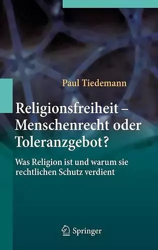 Religionsfreiheit - Menschenrecht oder Toleranzgebot? cover