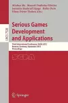 Serious Games Development and Applications cover