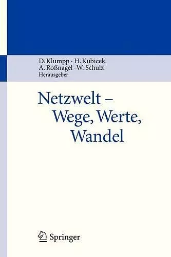 Netzwelt - Wege, Werte, Wandel cover