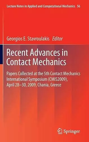 Recent Advances in Contact Mechanics cover