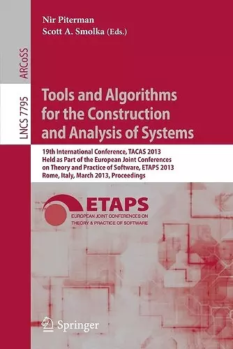 Tools and Algorithms for the Construction and Analysis of Systems cover