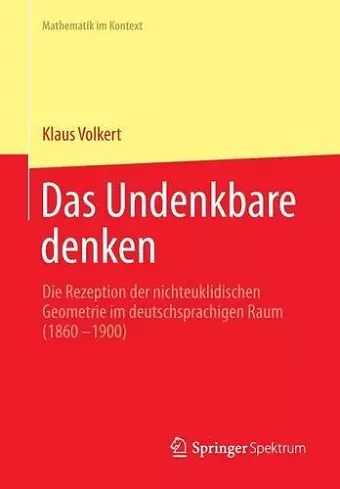 Das Undenkbare denken cover