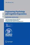 Engineering Psychology and Cognitive Ergonomics. Applications and Services cover