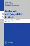 Mathematics and Computation in Music cover