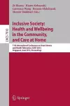 Inclusive Society: Health and Wellbeing in the Community, and Care at Home cover