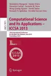 Computational Science and Its Applications -- ICCSA 2013 cover
