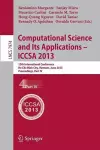 Computational Science and Its Applications -- ICCSA 2013 cover